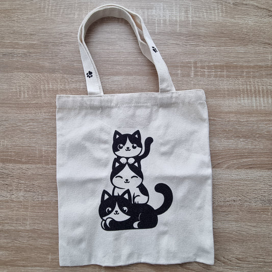 Sac tote bag chat 🛍